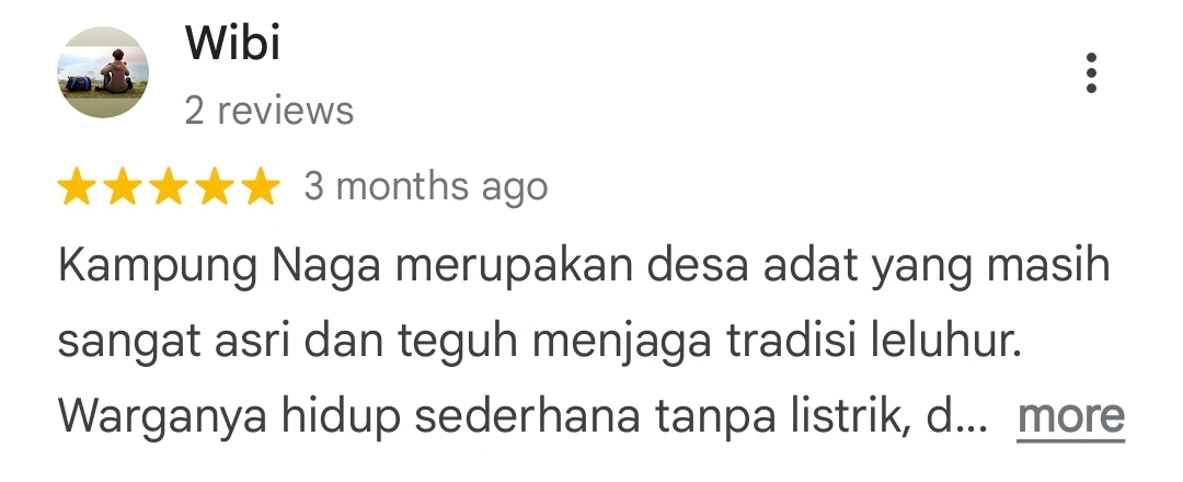Ulasan pengunjung 1